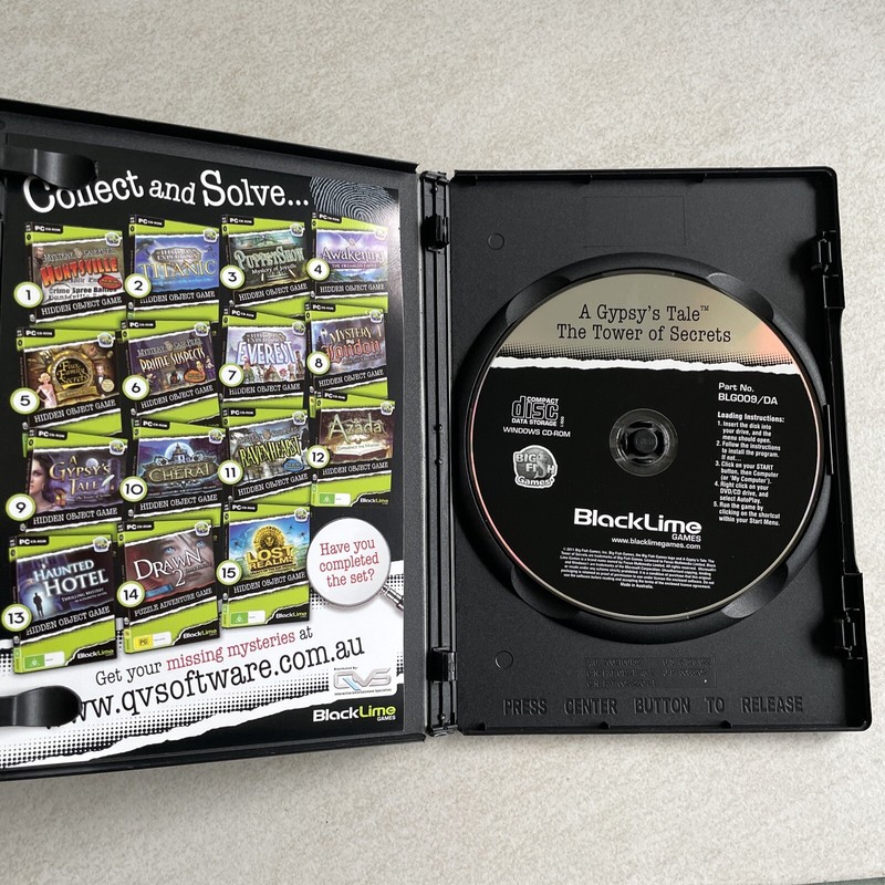 A Gypsy's Tale - The Tower of Secrets - PC CD-ROM - Hidden Object Game gallery