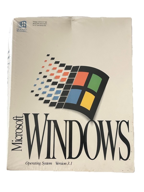 1992 Microsoft Windows 3.1 operating system ( original sealed) BRAND NEW