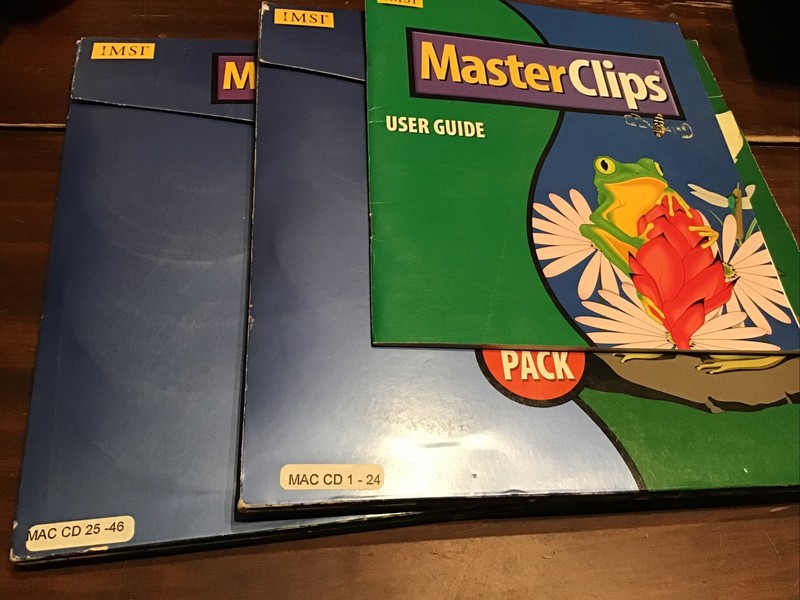 IMSI 46 CD Pack Masterclips (Master Clips) Clip Art Macintosh