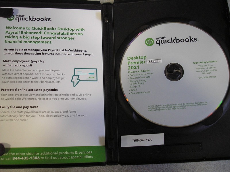INTUIT QUICKBOOKS DESKTOP PREMIER 2021 WINDOWS PC =PERMANENT 3 USER LICENSE= gallery