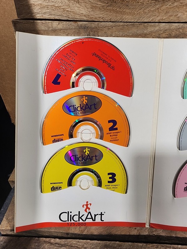 Clickart CDS 125,000 images used. gallery
