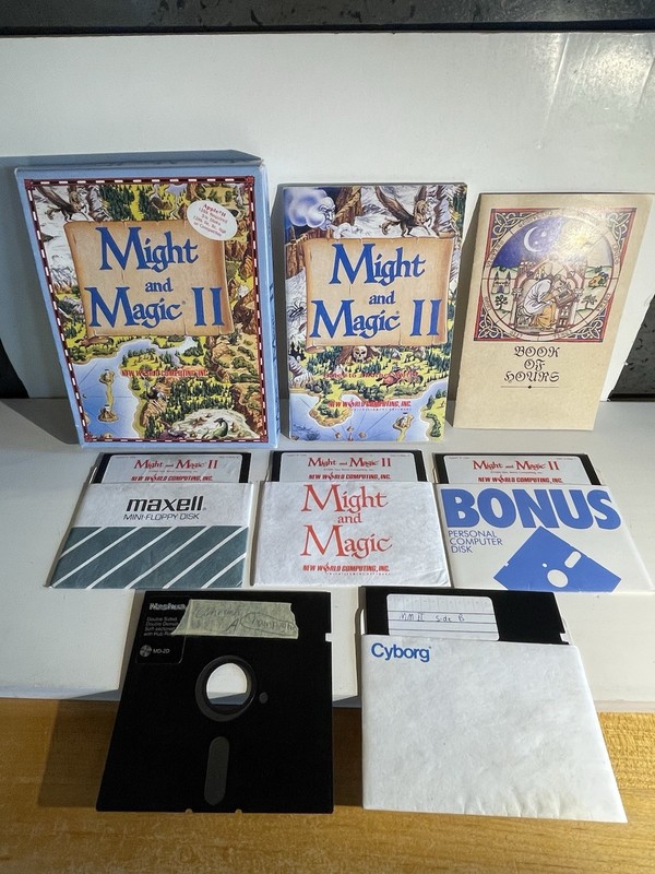 New World Computing Might and Magic II RPG Apple IIe/IIGS 5.25" Floppy 128k gallery