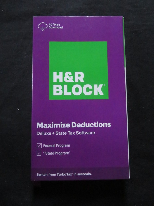 2020 H & R Block Maximize Deductions Software FAST AUTHENTIC DOWLOAD Fed State