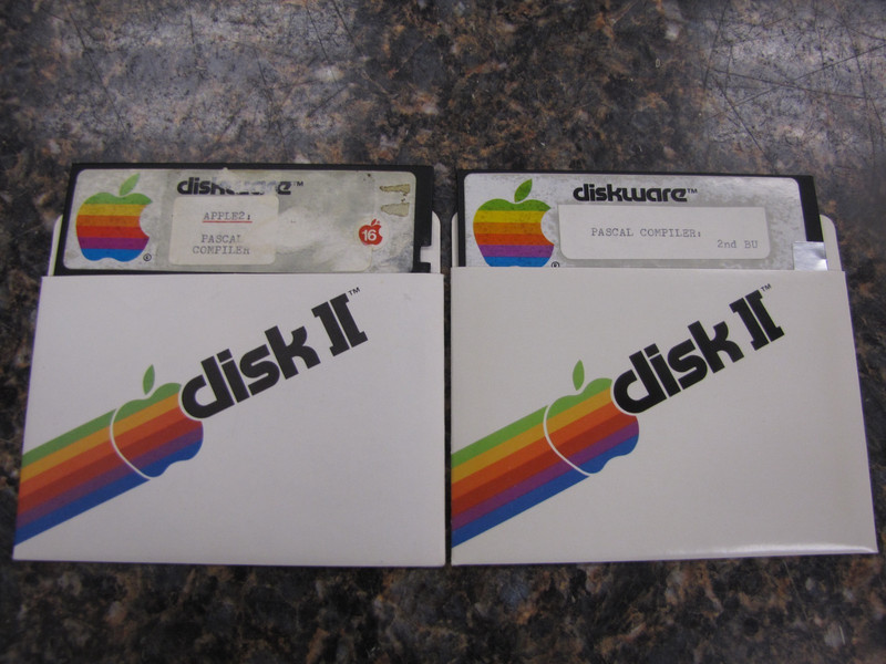 Apple II Pascal Compiler & Pascal Compiler 2nd BU 5.25” Floppy Disks Vintage