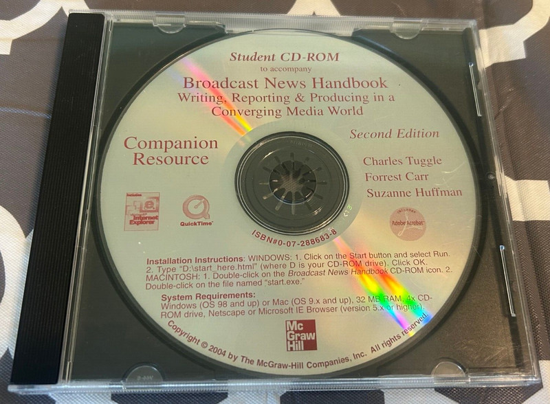 Vintage Broadcast News Handbook Writing Reporting & Producing Student CD-Rom