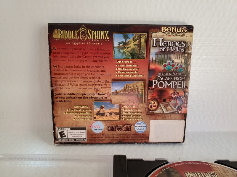 Riddle Of The Sphinx PC-CD-ROM Sofware 2010 Viva Media gallery