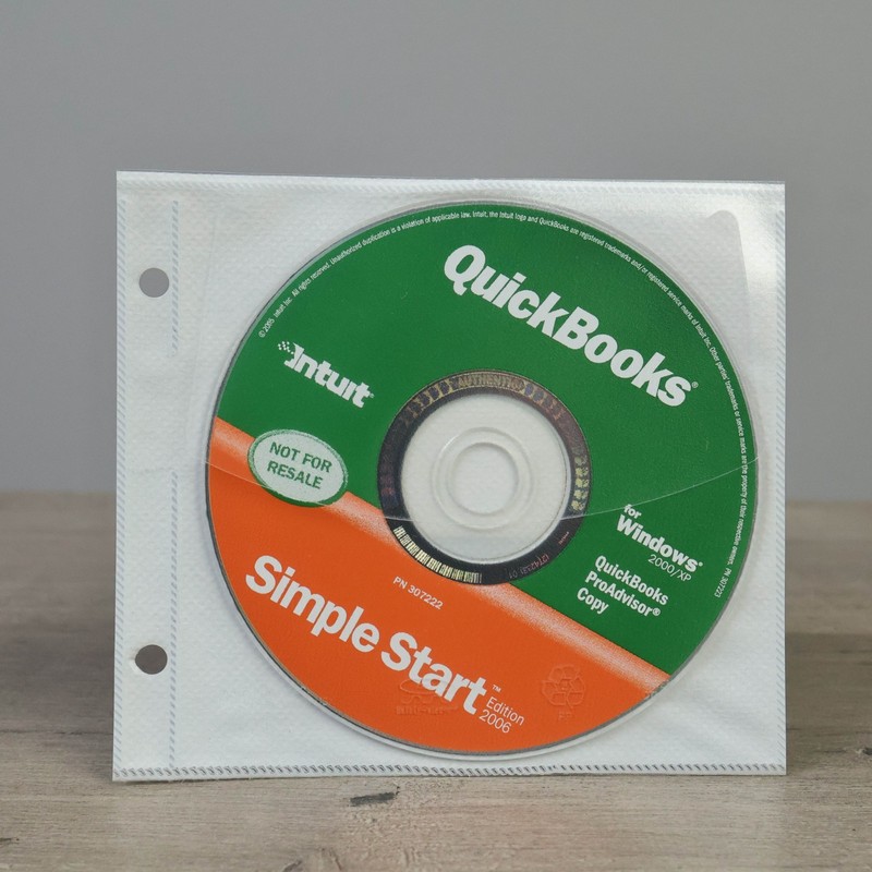 Intuit Quickbooks Simple Start Edition 2006 CD-ROM With Activation Key
