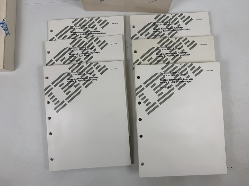Vtg Rare IBM OS/2 Lan Server Version 2.0 Entry 3.5" Floppy Disks & References gallery