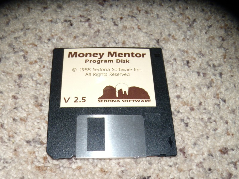 Money Mentor Program Disk V 2.5 Commodore Amiga Program on 3.5″ disk
