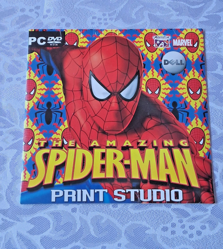 Amazing Spider-Man Print Studio DELL 2007 Sealed PC DVD ROM, Spider Man Marvel gallery