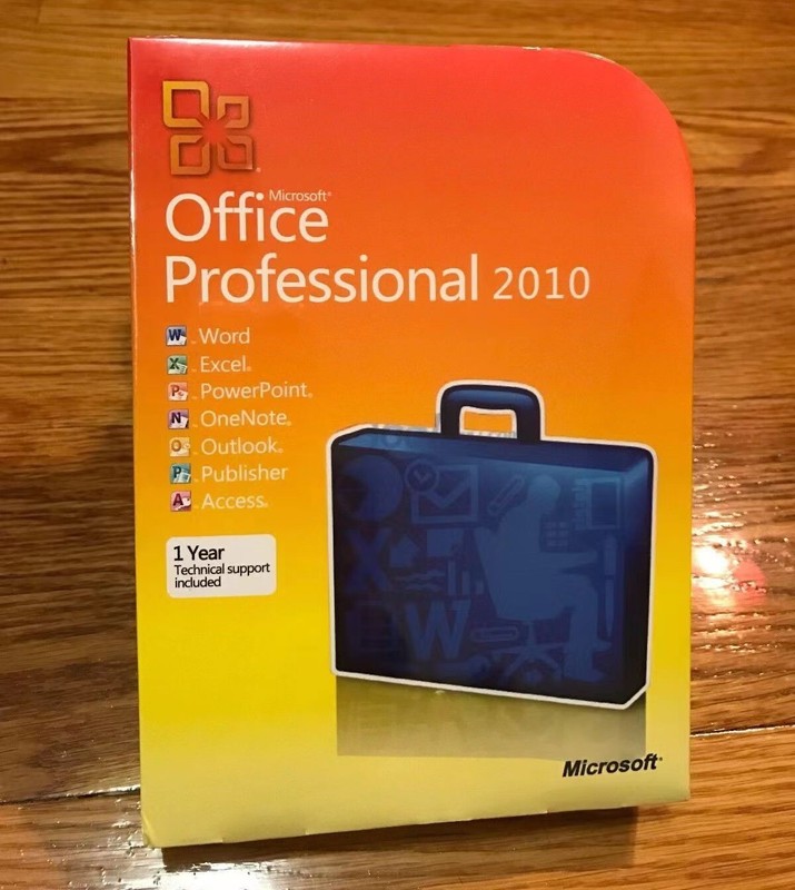 Microsoft Office 2010 Pro(Verified For 7PCs-Lifetime License)Retail Full Version