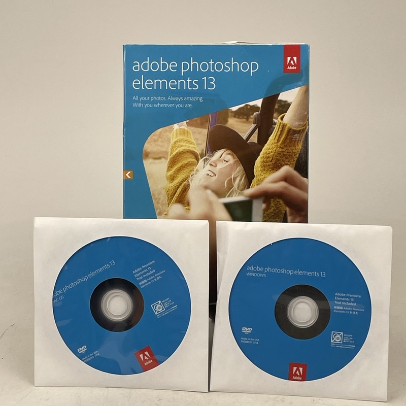 ADOBE PHOTOSHOP ELEMENTS 13 (2014, Retail) WIN/MAC
