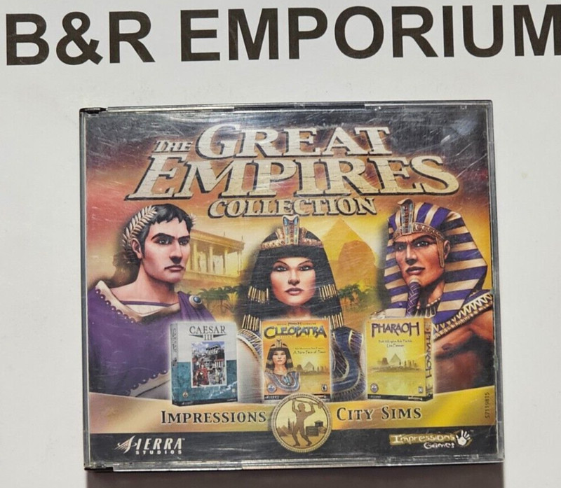 The Great Empires Collection: Impressions City Sims (2000 Sierra) Used 3-CD-ROM
