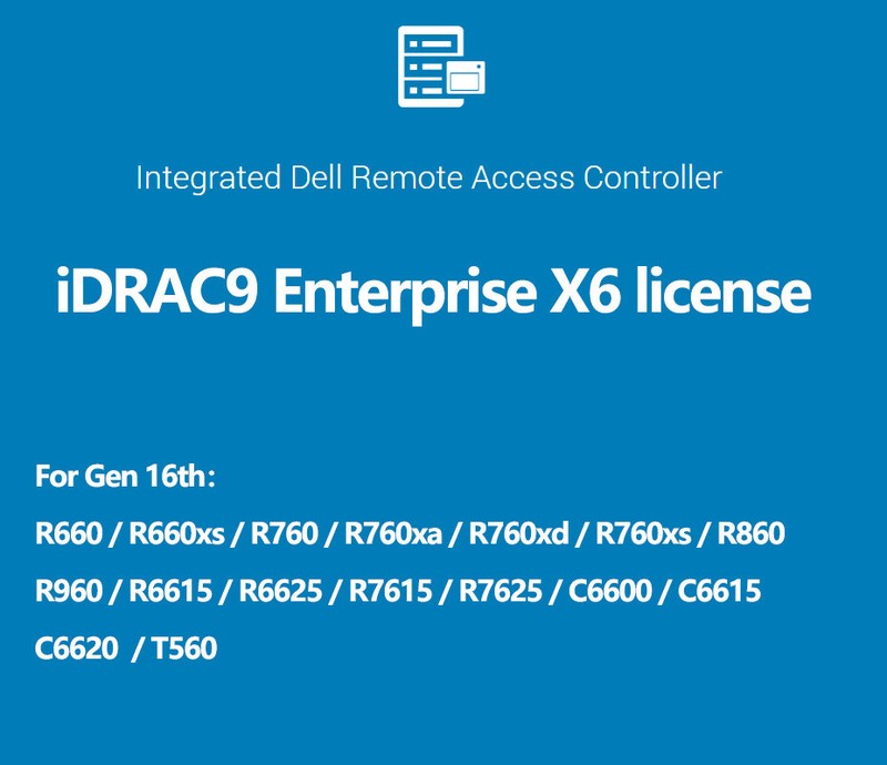 IDRAC7/8/9 Enterprise License Permanent idrac for PowerEdge 12th 13th 14th 15th gallery