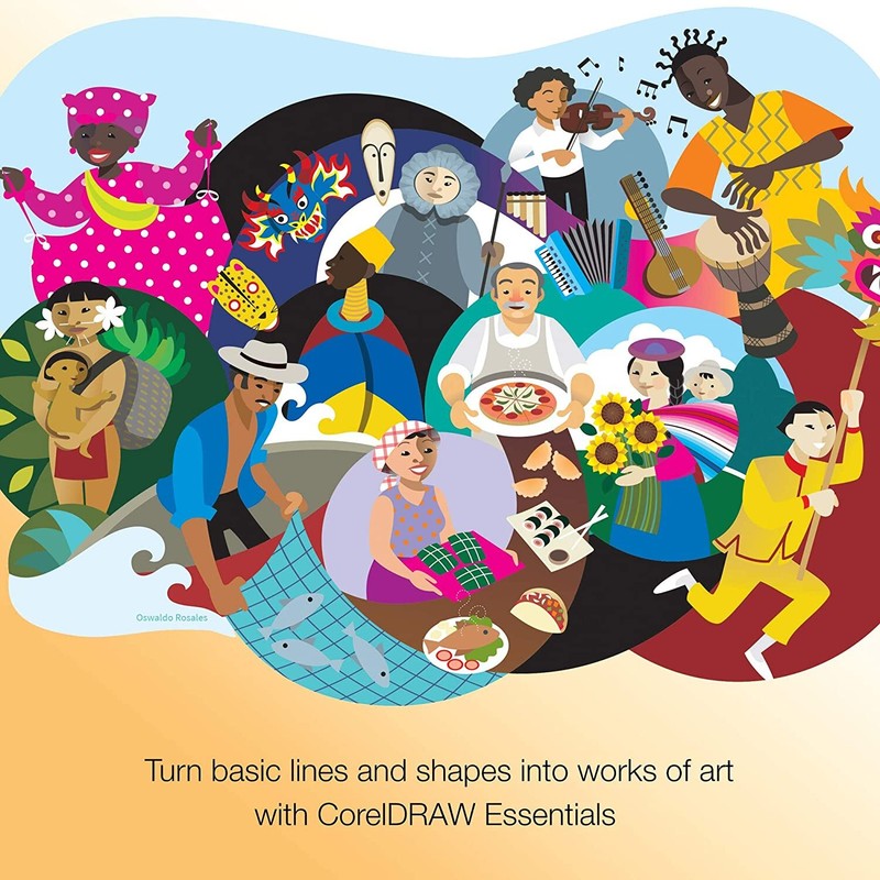 CorelDRAW Essentials 2021 Graphic Design Vector Illustration Page Layout Softwar gallery