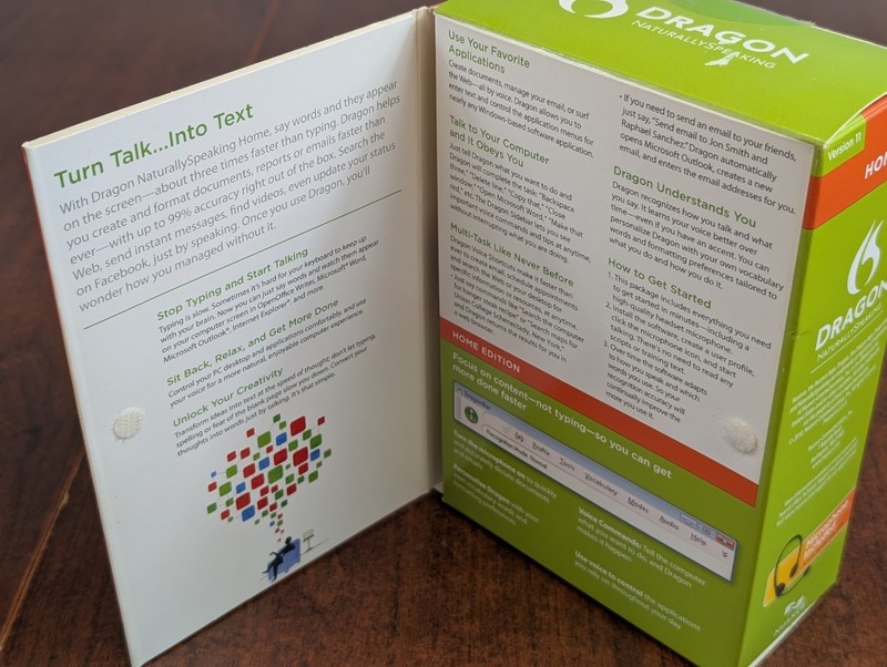 Dragon NaturallySpeaking Home Version 11 Speech Software Microphone Windows 7 gallery