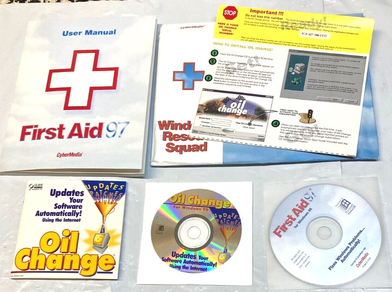 First Aid 97 For Windows 95 CD-ROM Version, Cyber Media, Fixes Windows Problems