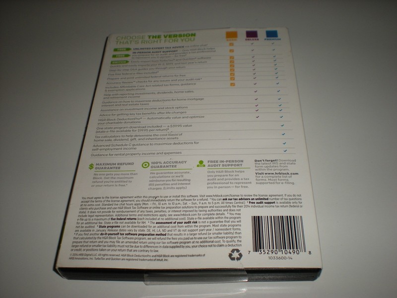 H&R Block 2014 Basic Federal only. Imports Turbotax. Sealed retail box. gallery