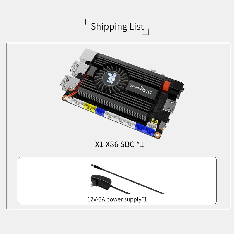 X1 X86 Single Board Computer - a 64Bit Windows 10/11/Linux Mini PC with Celeron gallery