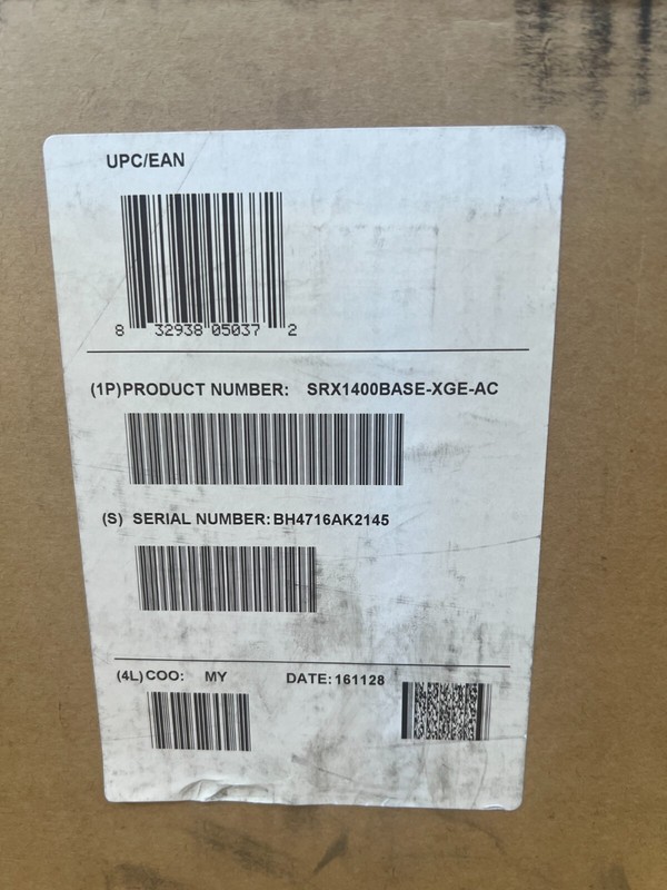 Juniper Networks SRX1400 Services Gateway - security appliance gallery