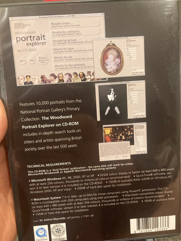 National Portrait Gallery - Woodward Portrait Explorer PC CD-ROM (art) gallery