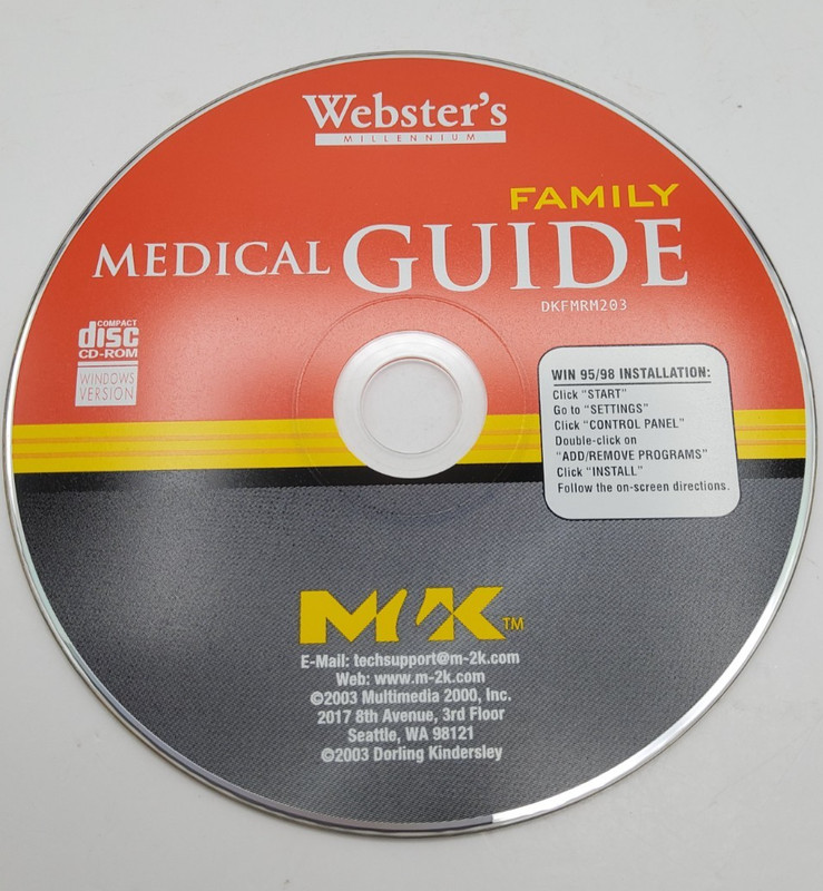 Webster’s Millennium Family Medical Guide CD-ROM Interactive Health Encyclopedia gallery