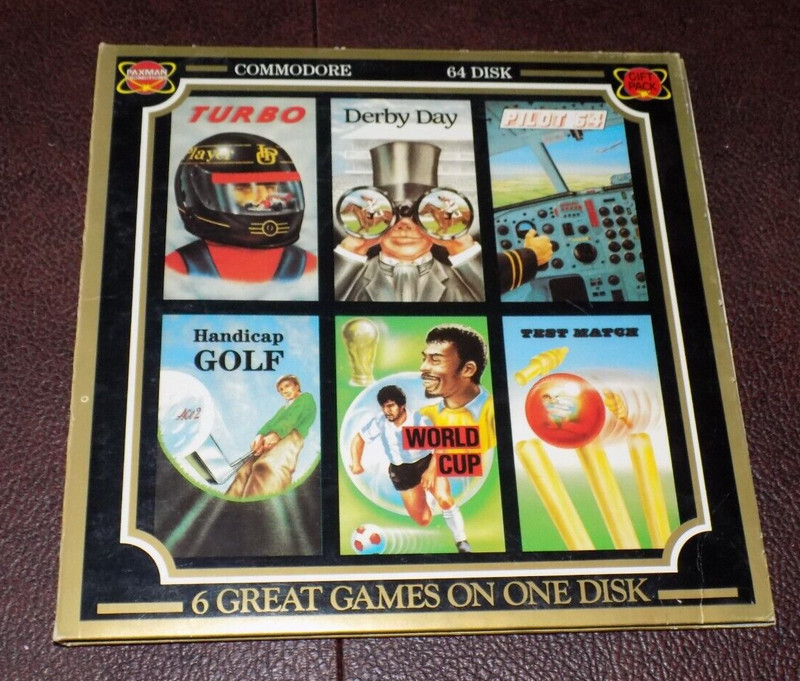 Paxman Promotions Variety Sports Pack Commodore 64 C64 Program 5.25″ Rare