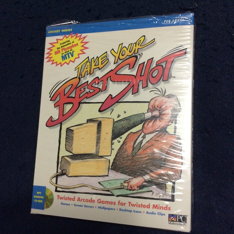 Take Your Best Shot SOFTWARE ● Vintage ● Windows ● Bill Plympton ● As seen MTV