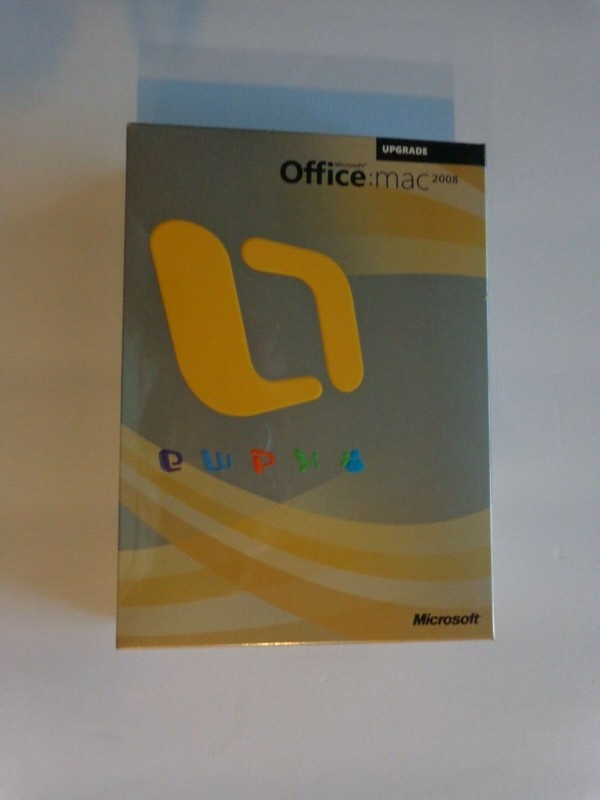 Microsoft Office 2008 for Mac Upgrade (UNOPENED FACTORY SEALED)
