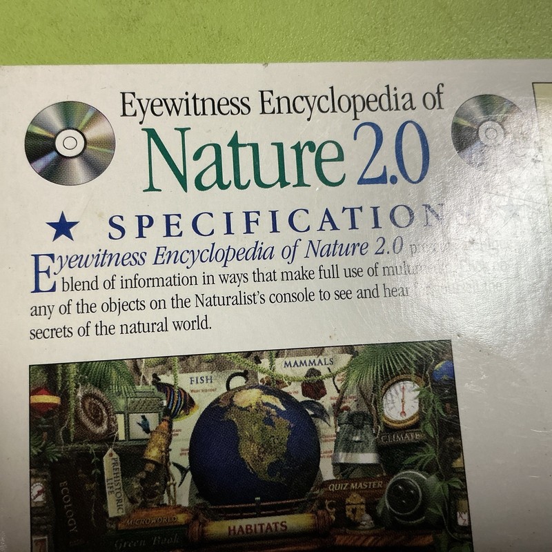 Encyclopedia Of Nature 2.0 1995/1997 DK Interactive Learning - For PC & Mac gallery