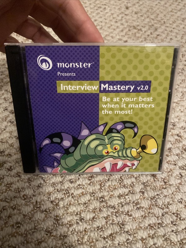 Monster Job Interview Mastery V2.0 2 CD Set PC MAC Windows Michael R. Neece