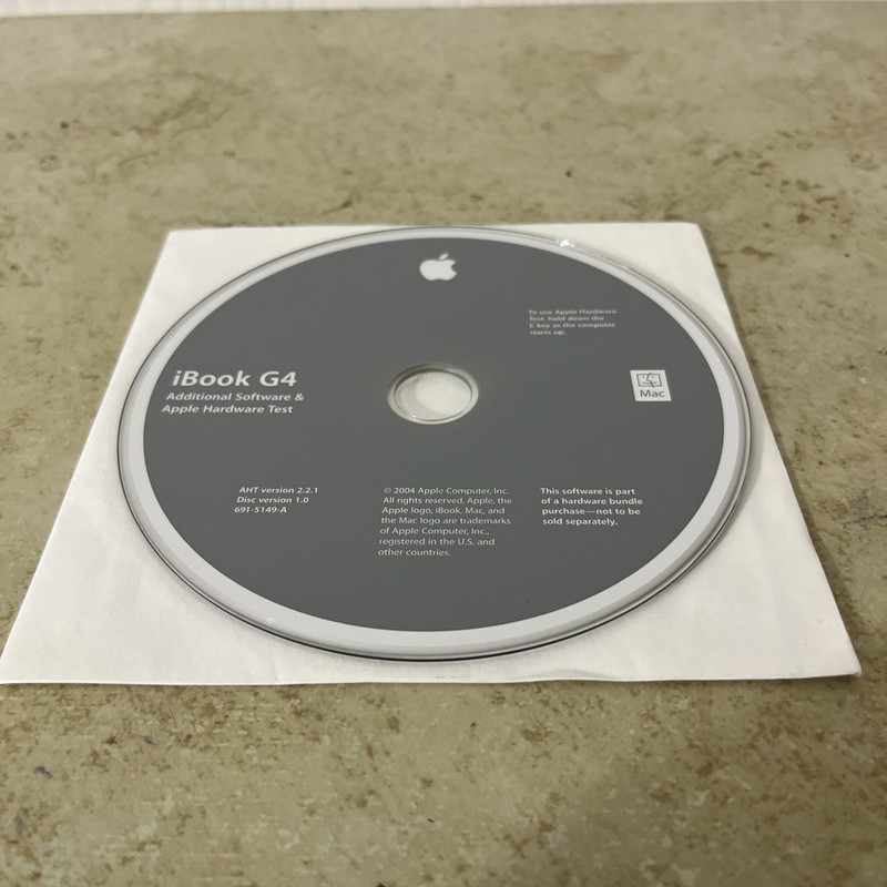 iBook G4 Additional Software & Apple Hardware Test CD 2004 ver 2.2.1 gallery