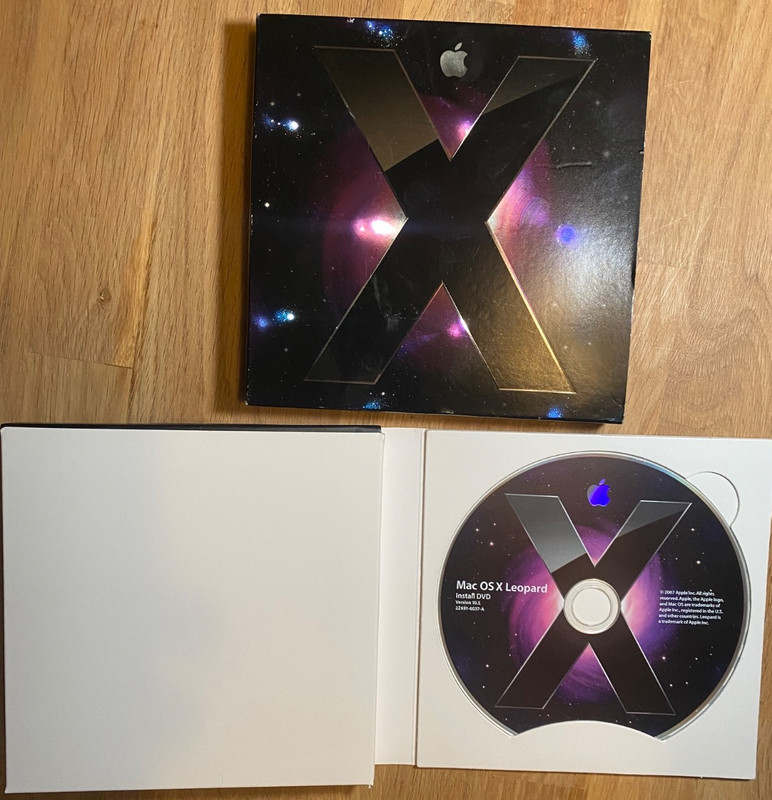 Apple Mac OS Leopard V 10.5 Family Pack Disc MB022Z/A Operating System DVD