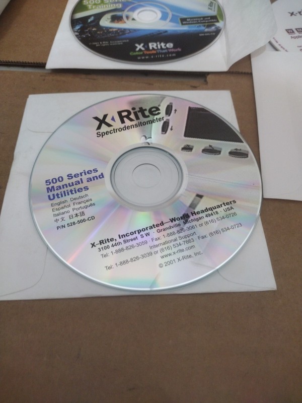 X-Rite 500 Software And Books gallery