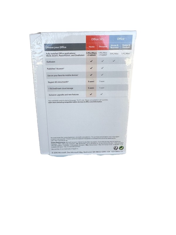 New Sealed Microsoft Office 365 Home Premium 1 Year Subscription gallery