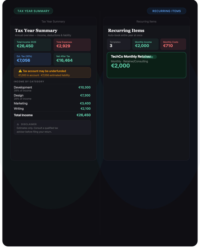 Freelancer OS | All-in-One Freelancer Tool | Invoices, Finance, Clients, Project gallery