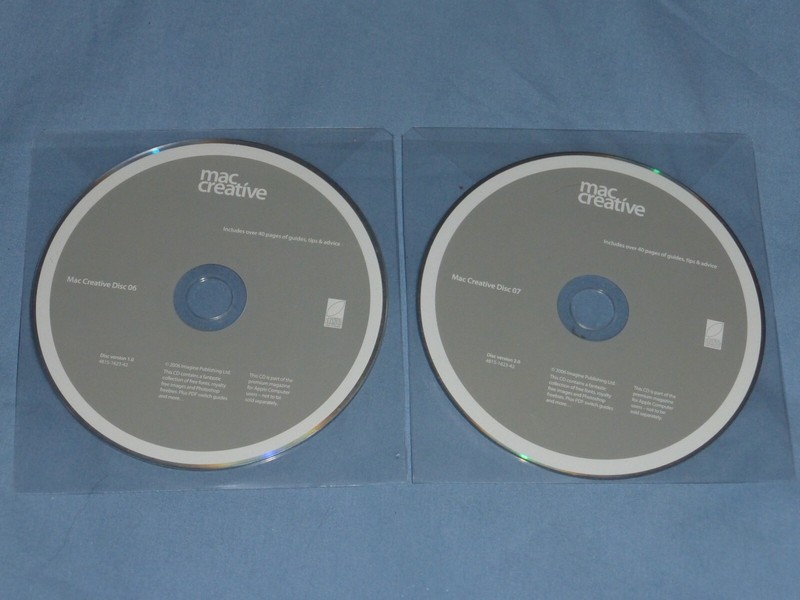 MacCreative Disc 6 and 7 2006 Discs Only – Magazines not included