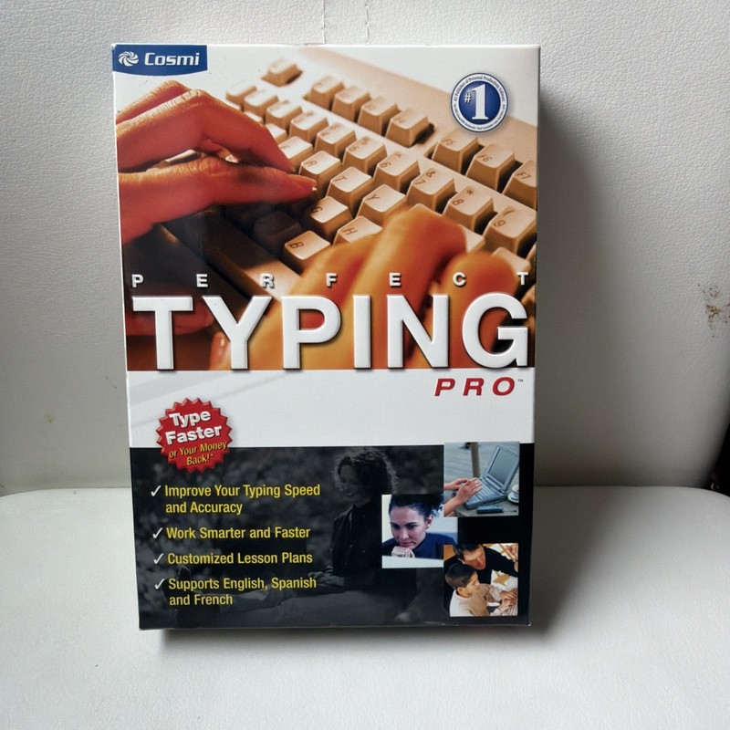 Perfect Typing Pro : Cosmi : Windows 98 SE/ME/2000/XP Software Sealed 2005 gallery