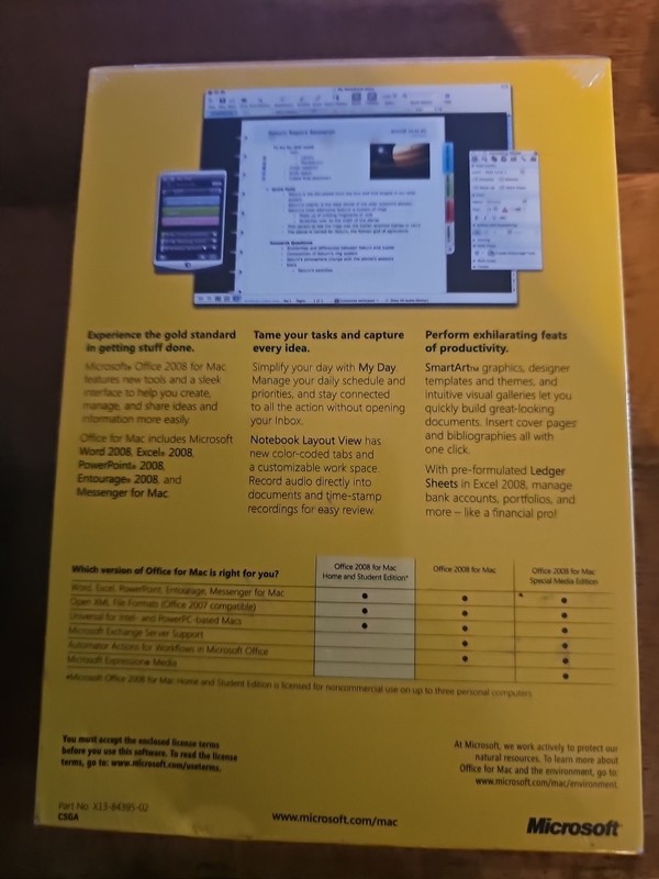 Microsoft Office 2008 Home and Student Edition for Mac gallery