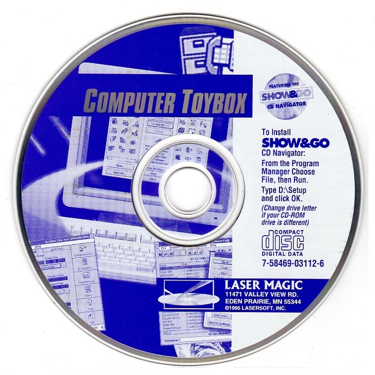 Computer Toybox CD-ROM for Windows – NEW CD in SLEEVE