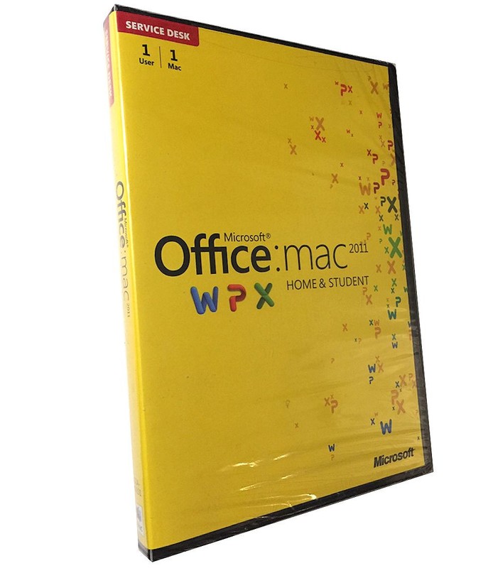 MS Microsoft Office:mac 2011 W P X Home and Student X10-80089 NEW Factory Sealed gallery