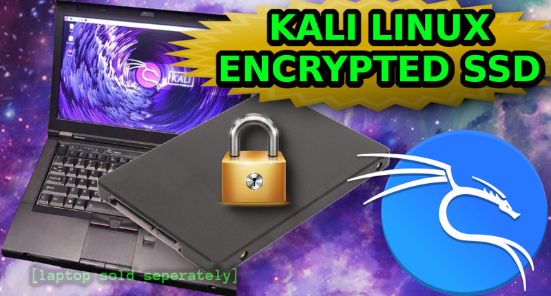 🛡️ Kali Linux INSTALLED 🔐 Encrypted On 256GB SSD Storage [OSINT / Pentest]