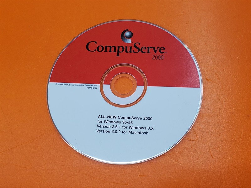⭐️⭐️⭐️⭐️⭐️ CompuServe 2000 Windows 95/98 Ver.2.6.1 Windows 3.X Ver. 3.0.2 Mac