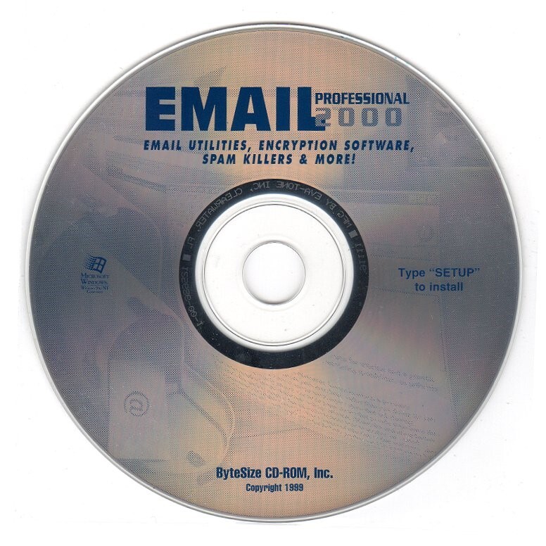 EMAIL Professional 2000 (PC-CD-ROM, 1999) Win 9x/NT – NEW CD in SLEEVE