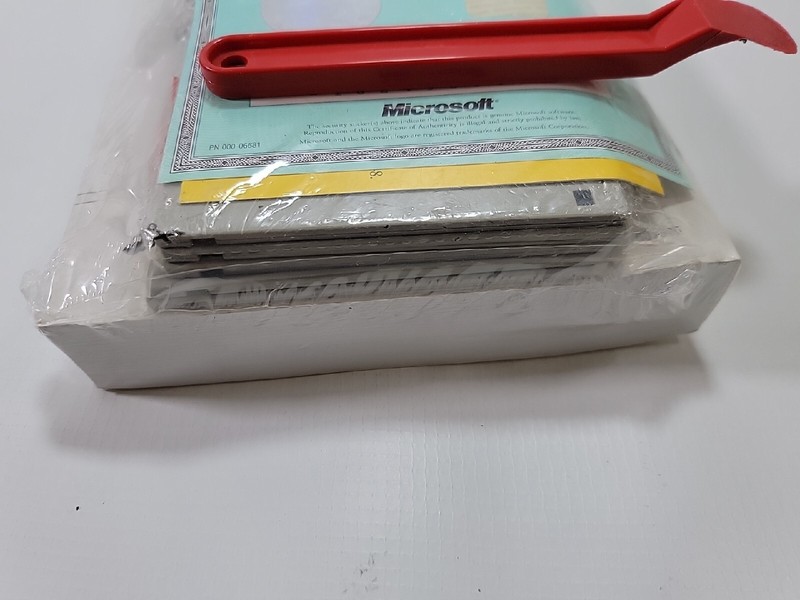 Microsoft Windows For Workgroups & MS-DOS + Floppy Disks & Product ID SEALED/NEW gallery