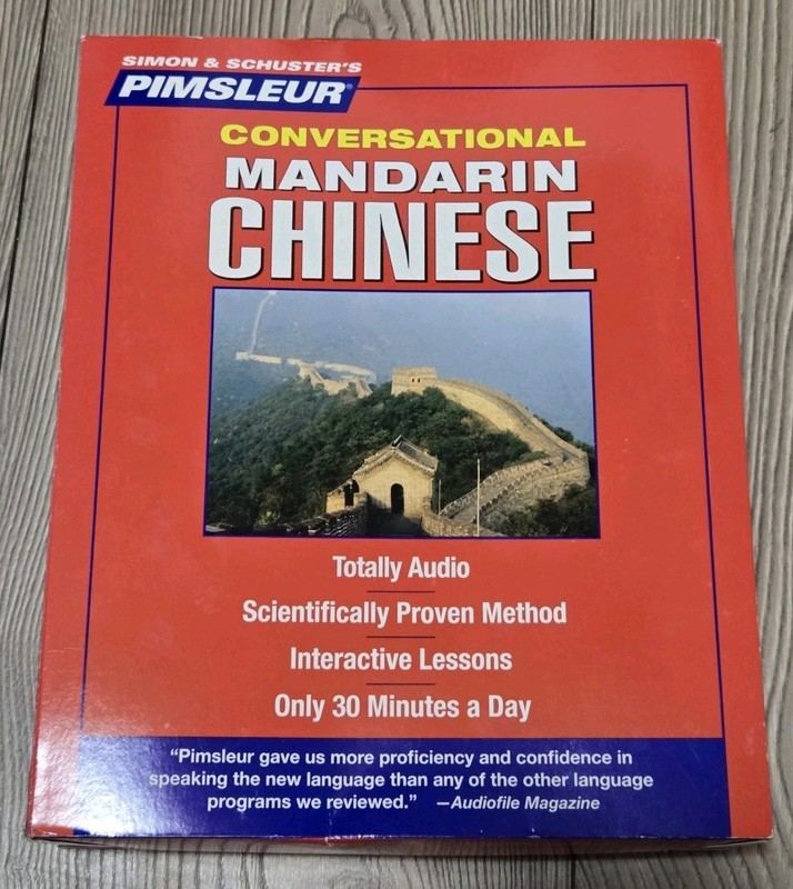 Pimsleur Conversational Mandarin Chinese Lessons 8 CDs NEW Language Audio Discs