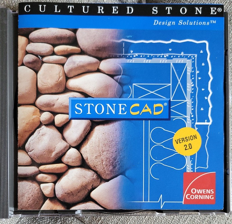 Cultured Stone CAD 2.0 Design Solutions CD-ROM Owens Corning Windows or Mac 1999
