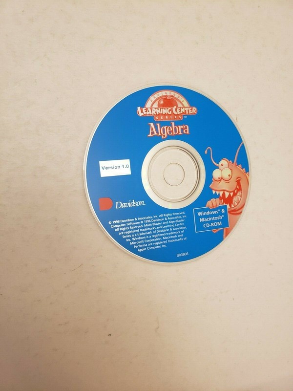 Davidson Learning Center Series Algebra Pre-Algebra Entire Year CD-ROM
