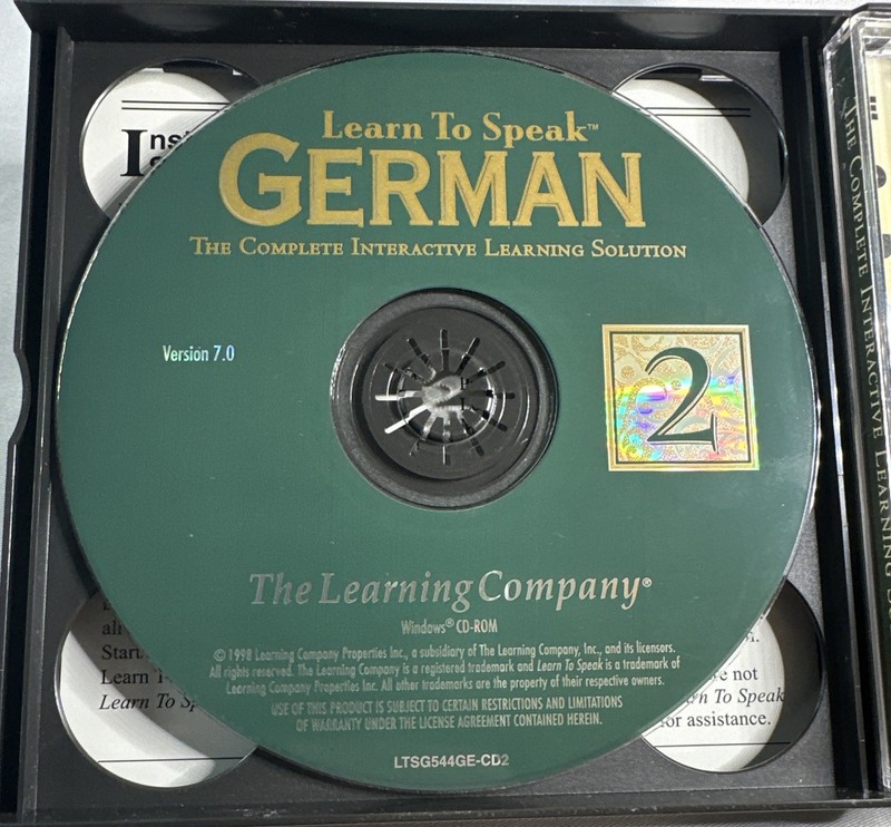 The Learning Company Learn To Speak German 3 Windows CD ROM Set Version 7.0 gallery