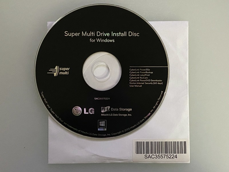 LG Super Multi Drive Install Disc for Windows (Black) gallery